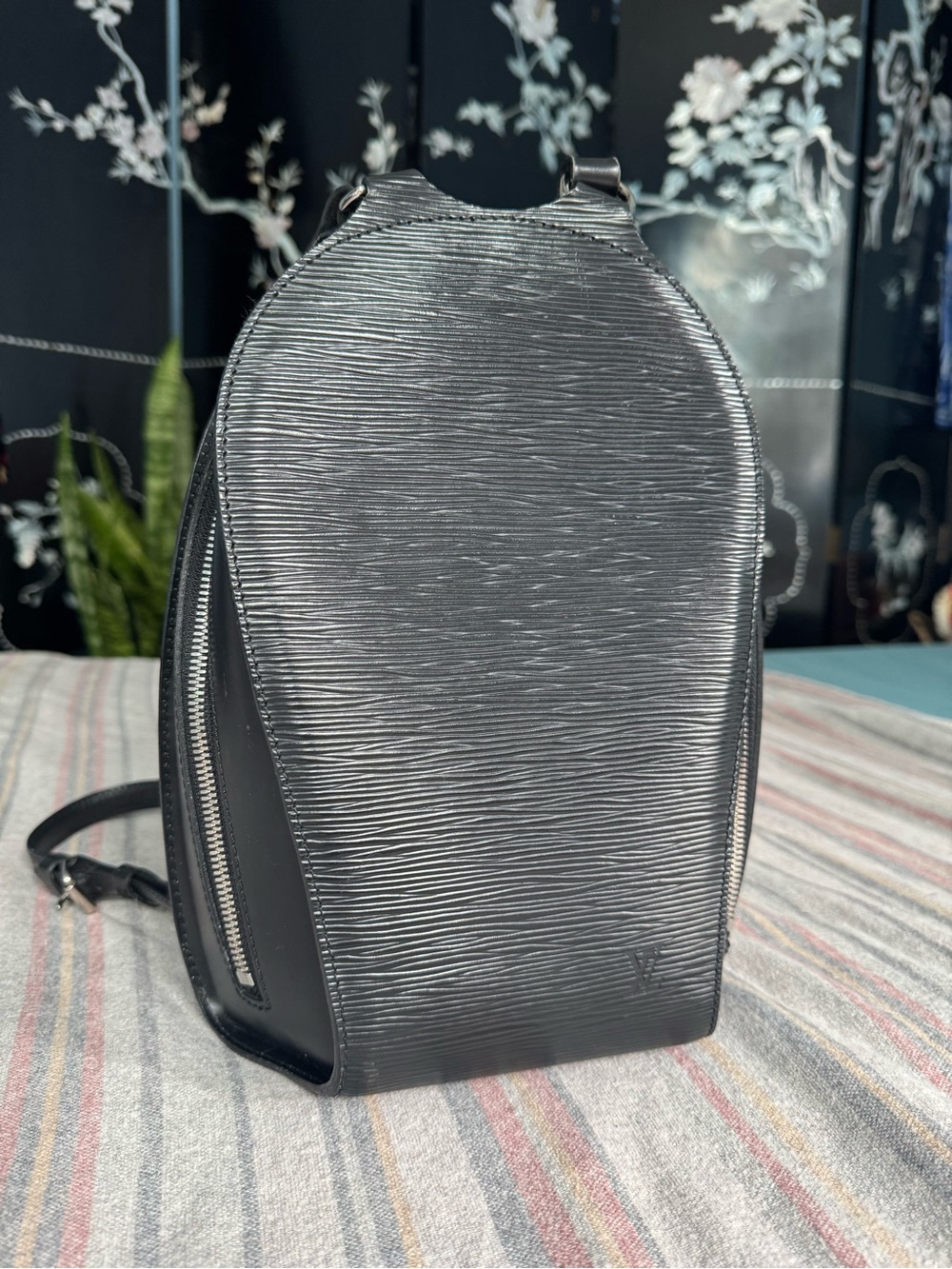 Louis Vuitton Epi Mabillon Backpack Black